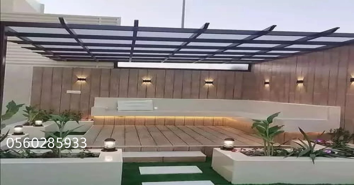 مظلات ممرات أنيقة تسهّل الحركة وتمنح الظل